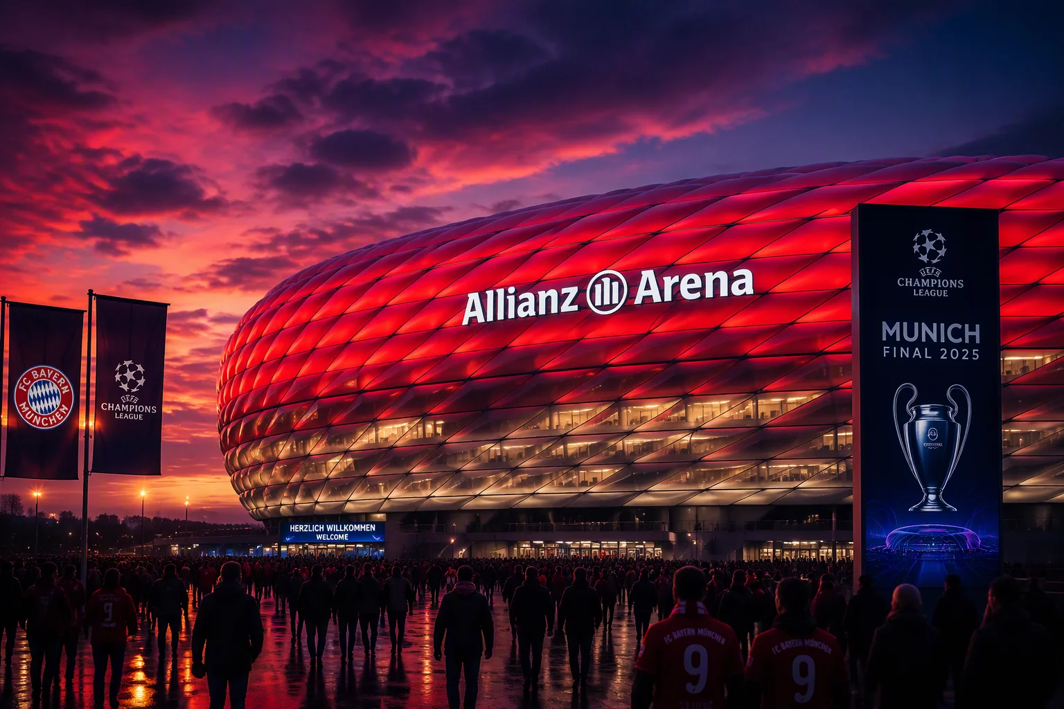 Allianz Arena München Football Spiel 2026